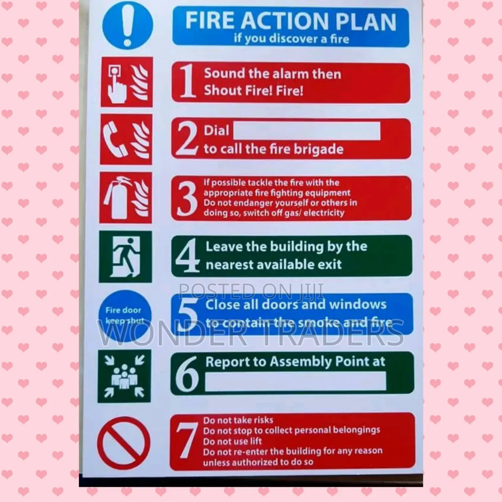 Fire Action Plan - Action Plan