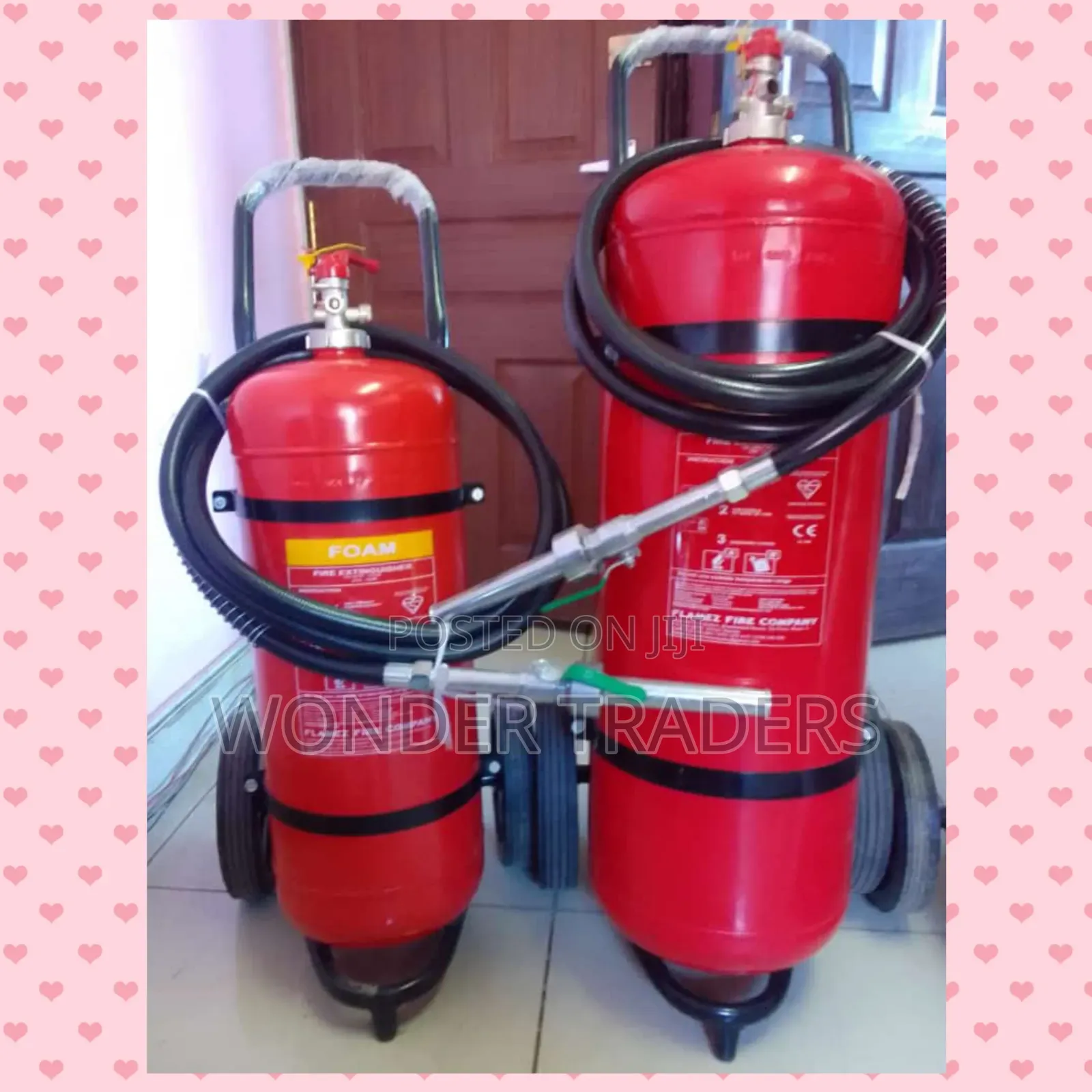 25kg Dry Powder Trolley Fire Extinguisher