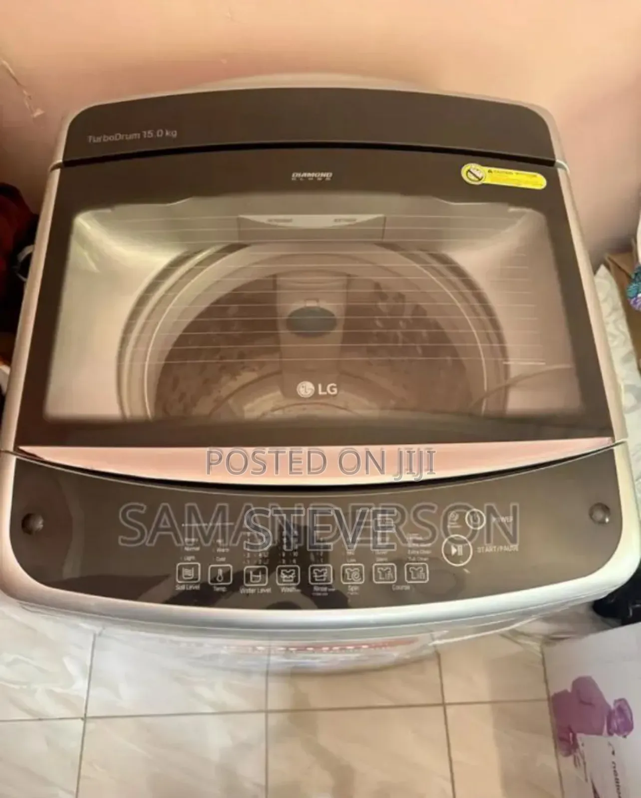Exuk Lg 15kg, 6motion D.D Smart Inveter, A+ , Turbo Drum, Silent