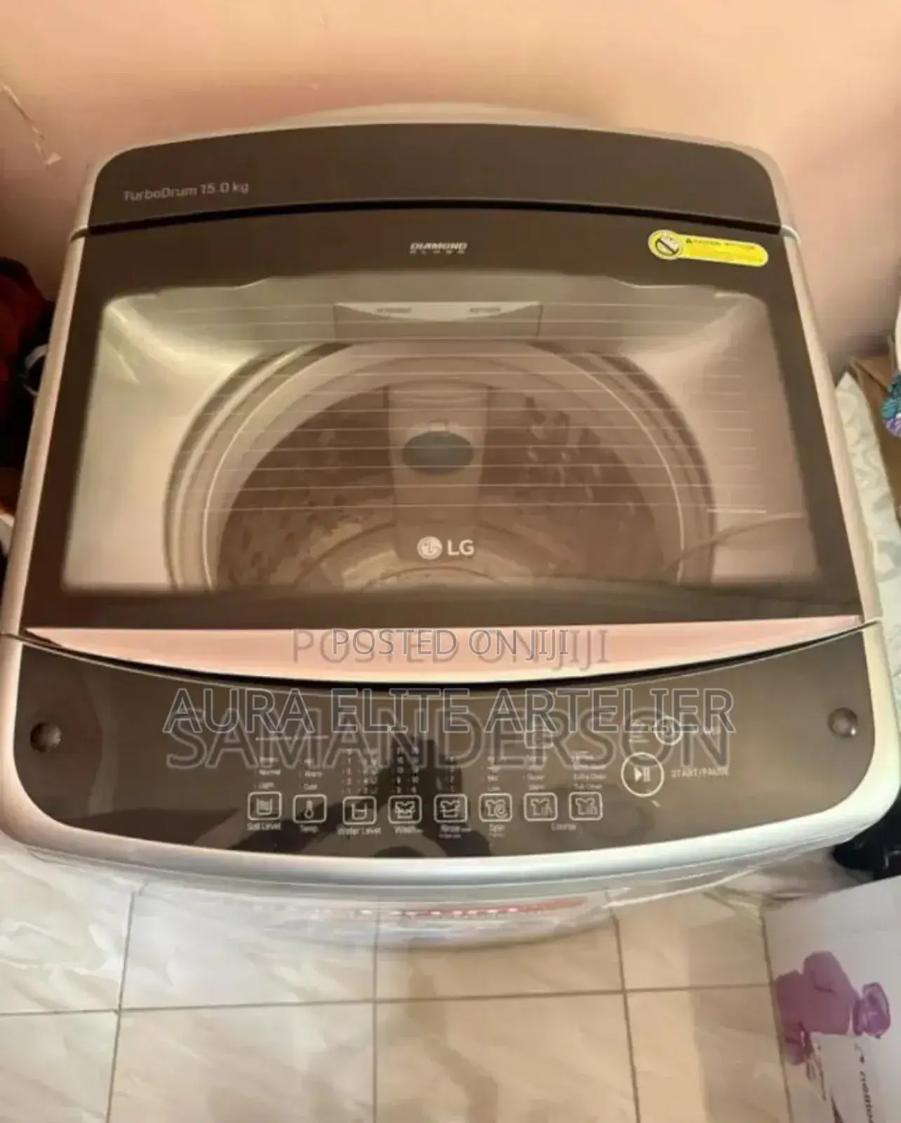 Exuk LG 15kg, 6motion D.D Smart Inveter, A+ , Turbo Drum, Silent