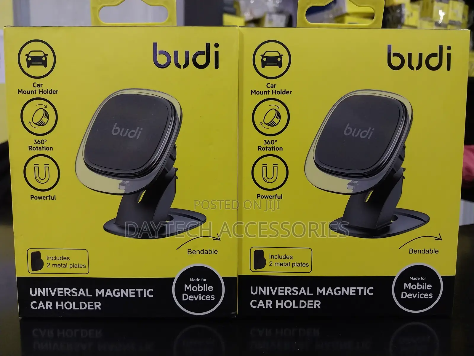 A Budi Universal Magnetic Car Holder, Also Known as the Budi Cm555b.