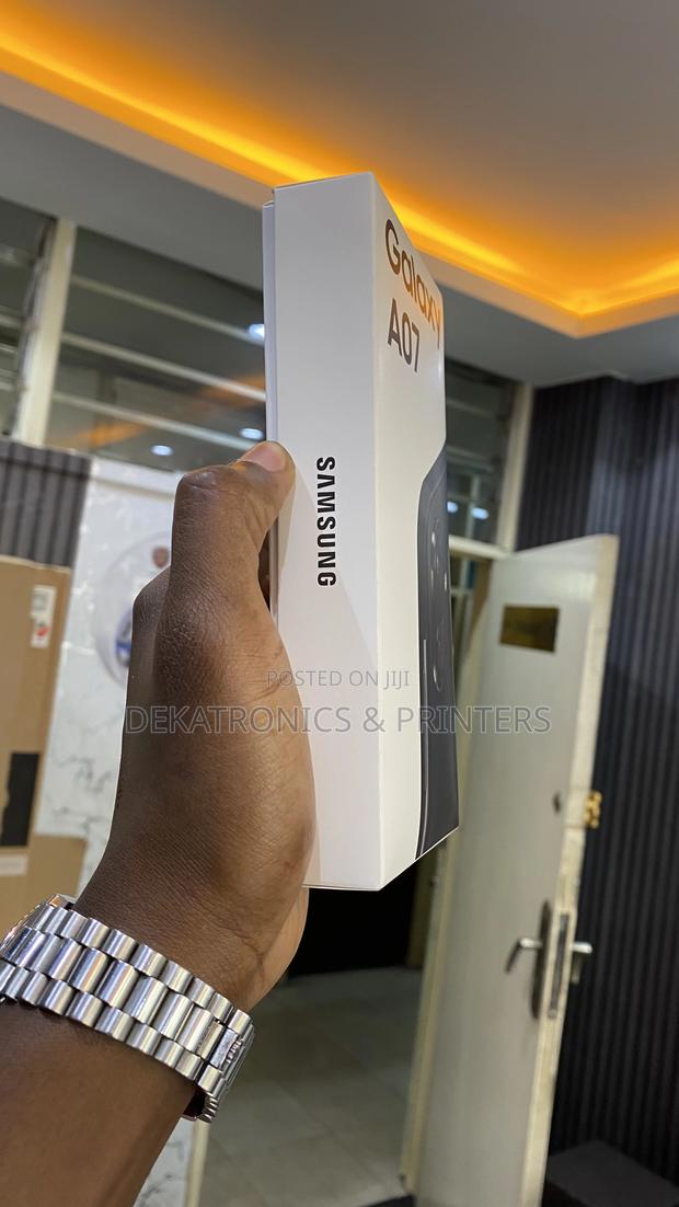 New Samsung Galaxy A07 4G 64 GB Black - thumbnail 3