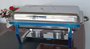 Stainless Steel 11l Chaffing Dish With an Option of 1or 2food Insert