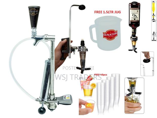 Brand New Senator Beer Keg Pumps With Serial Numbers + 1 Tot Measure