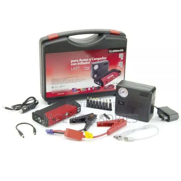 Multifunctional Car Jumpstarter With Tyre Inflator - main view
