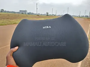 2 PCS Back Headrest Cushion Set Car Accessories Black Grey Colors