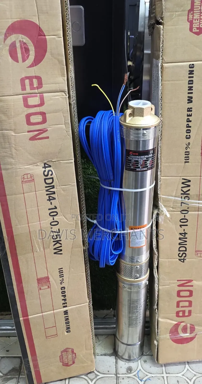 1hp Submersible Pump 0.75kw
