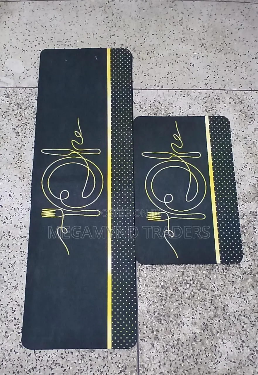 Kitchen Mats/2pc Rubber Mat Non Slide