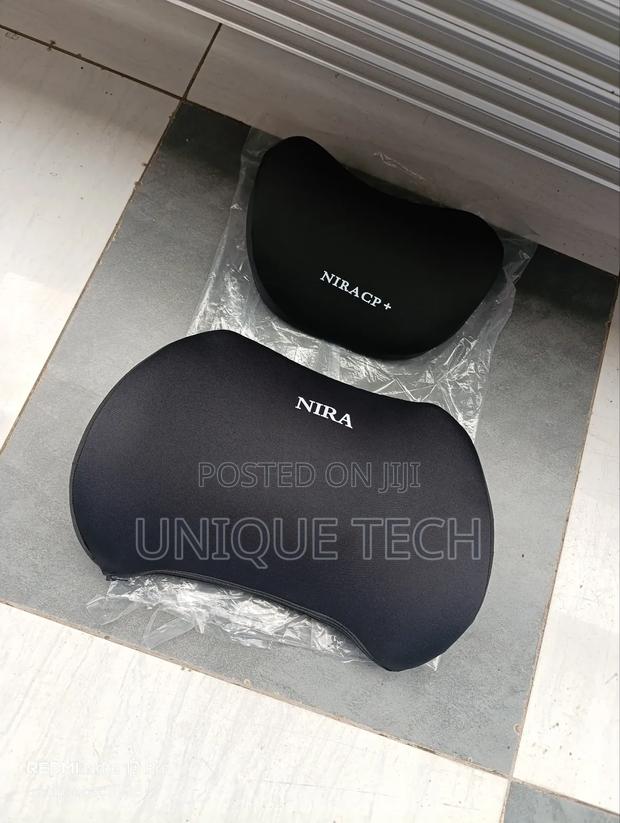 Ergonomic Car Backrest Neck Pillow Set 2 PCS Black/ Grey Options