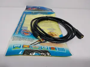 3.5 Mm Jack Male to Female Auxiliary Audio Cable