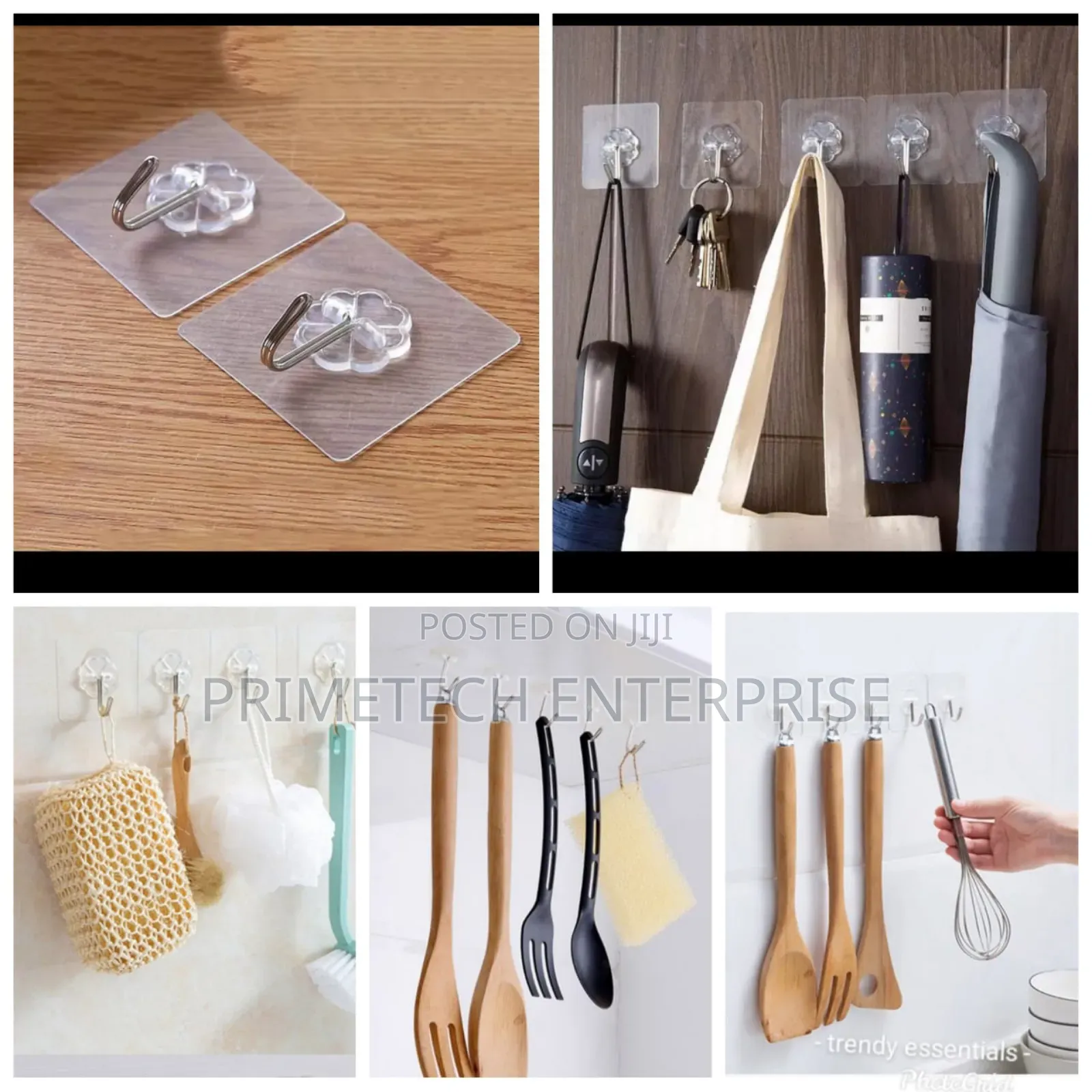 Multipurpose Adhesive Hooks Upto 12kg
