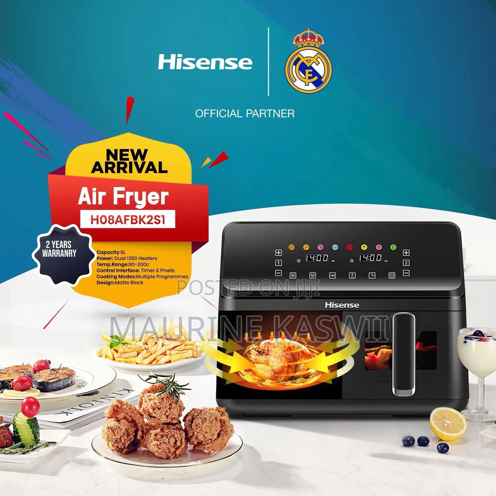 Airfryer 6.3 L Hisense