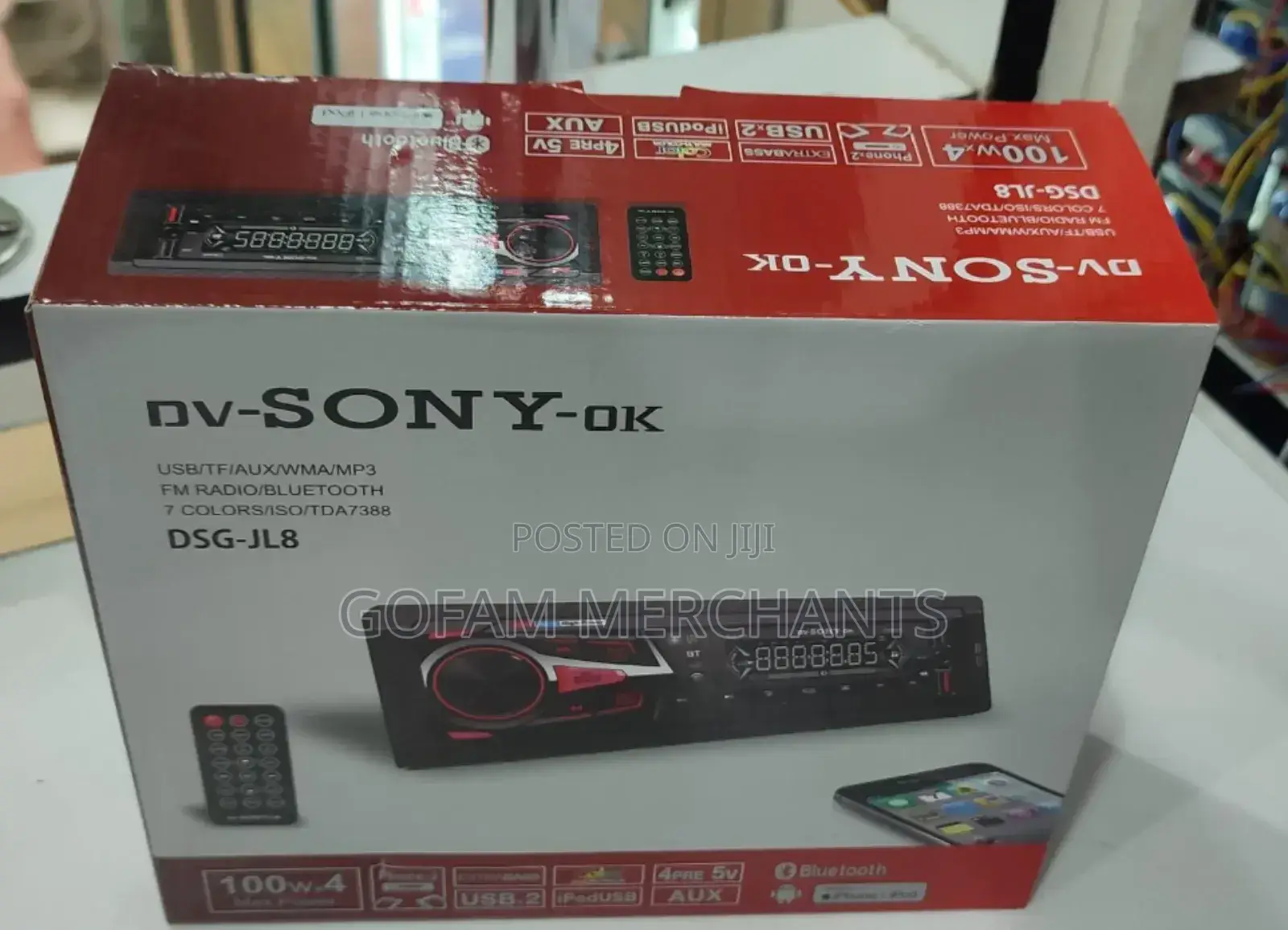 Car Radio Media Player Dv-Sony-Ok