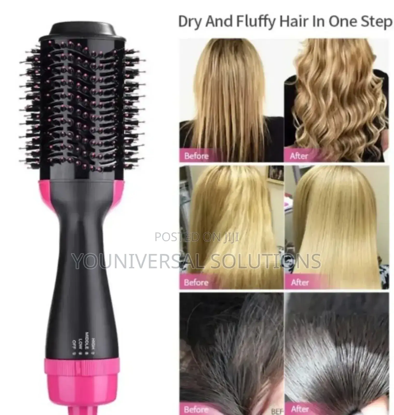 Hot Comp, Dry and Fluffy Hair
