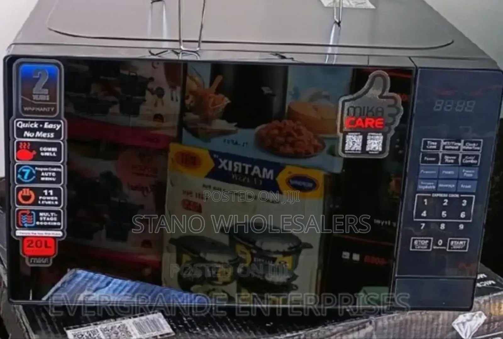 Mika 20l Digital Microwave With Grill