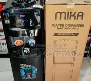 Mika Black Water Dispenser 2 Taps