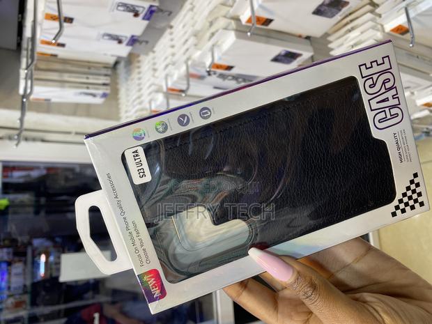 Xovers Genuine Leather Finish Samsung S23 Ultra Back Cover - thumbnail 3