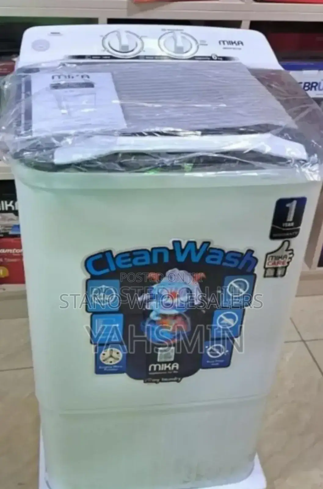 Mika Washing Machine 6kgs Single Tub