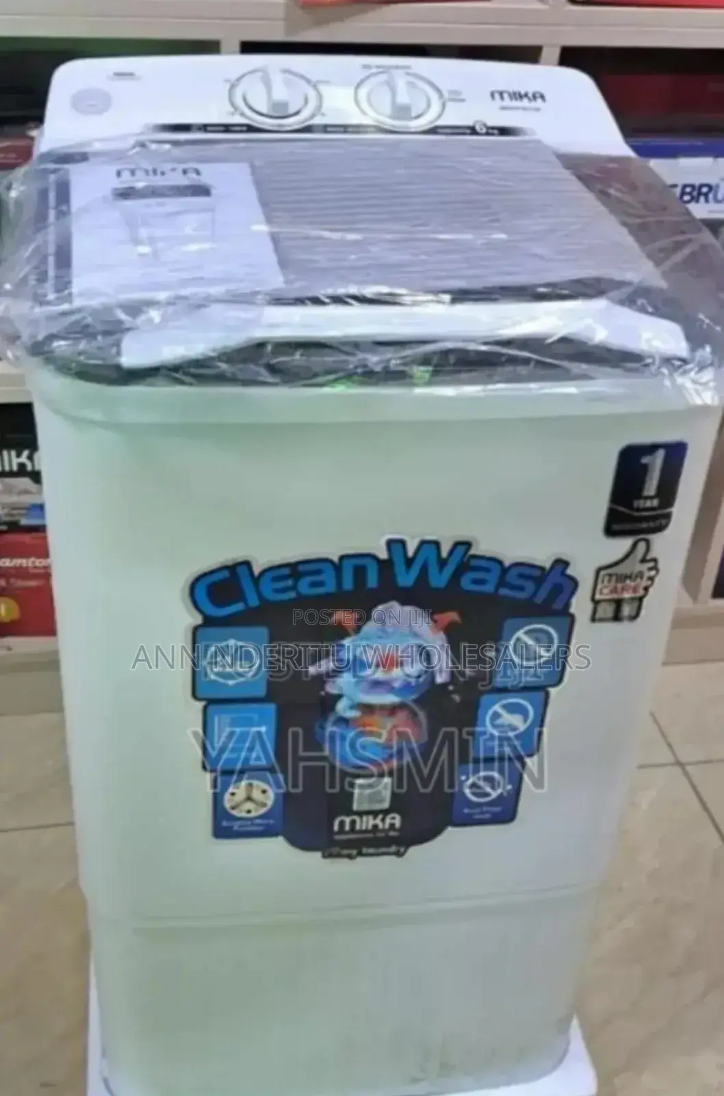 Mika Washing Machine 6kgs Single Tub