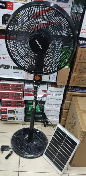 Ac/Dc Solar Fans With Bulb