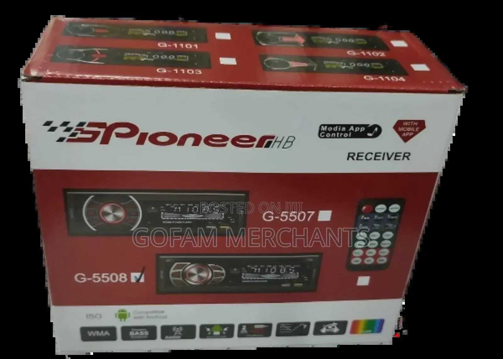 Pioneer Car Media Player With An App G-5507