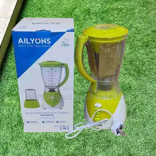 Ailyons 1.8 Litres Durable Multi-Purpose 2-in-1 Blender and Grinder