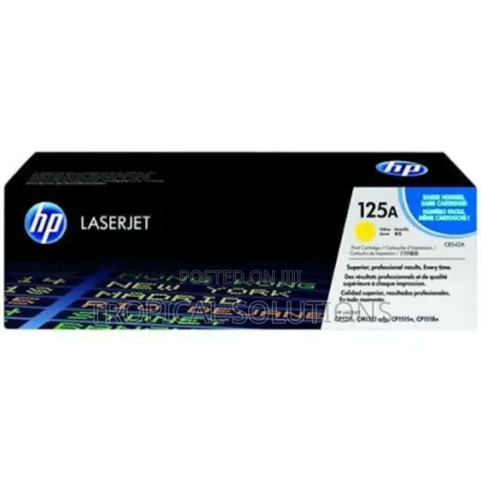 Hp 125a Yellow Original Laserjet Toner Cartridge
