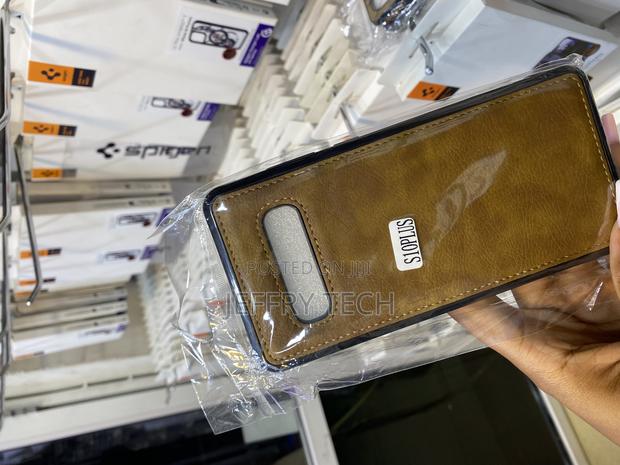 Apurb for Samsung Galaxy S10 Plus Premium Leather Back Case - thumbnail 3