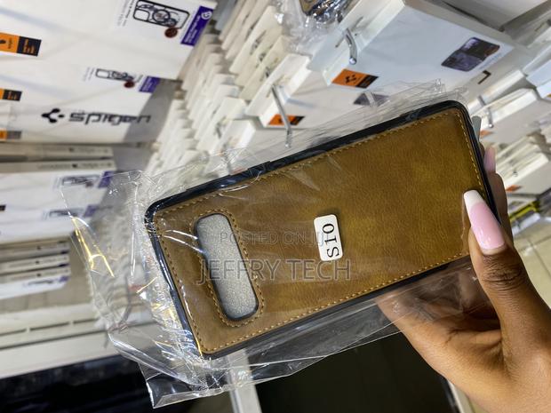 Mooper Samsung Galaxy S10 Premium Leather Slim Back Case - thumbnail 3