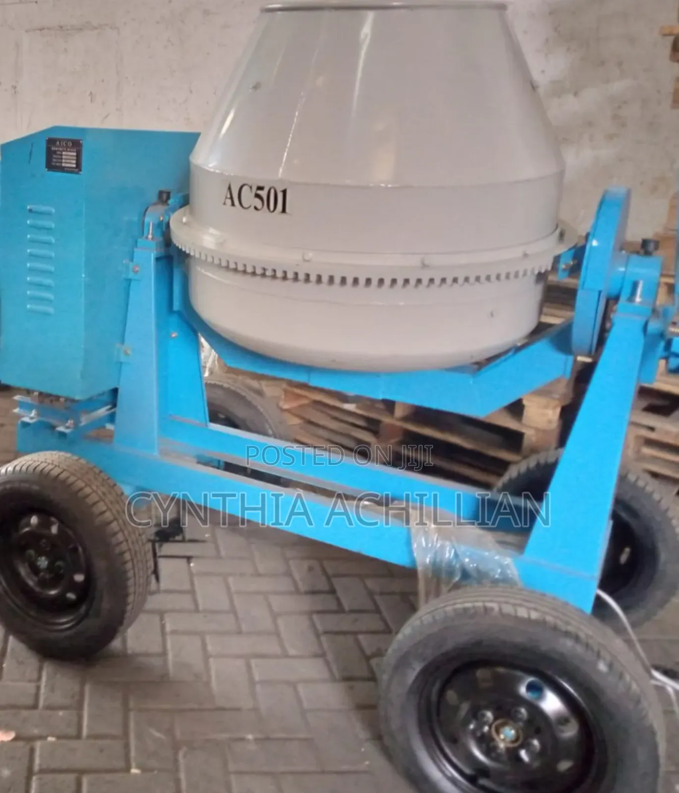 Diesel Powered Concrete Mixer 500litres Aico Brand