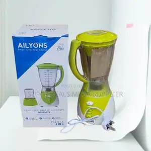 Ailyons 1.8l 2-in-1 Durable Kitchen Blender With Grinder Function