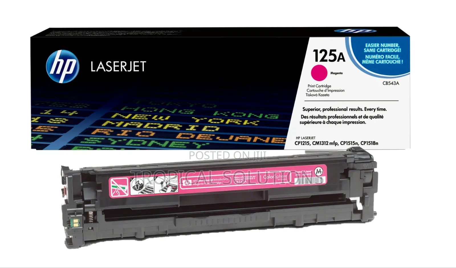 Hp 125a Toner Magenta Original Laserjet Toner Cartridge