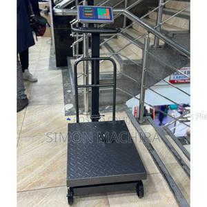 600kg Commercial Platform Scale With Wheels - thumbnail 2