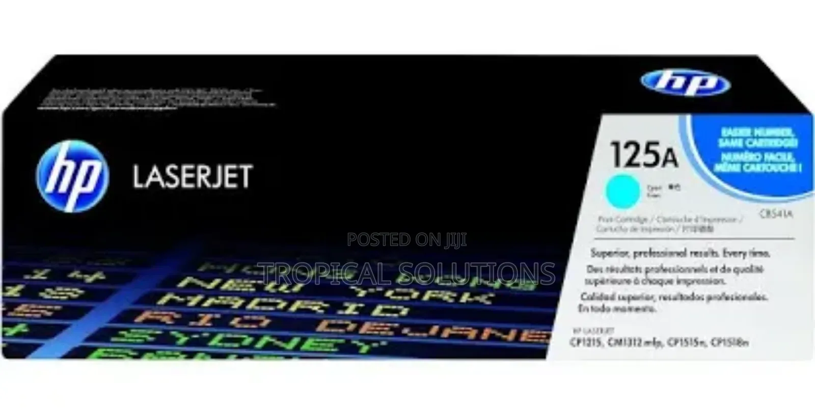 Hp 125a Toner Cyan Original Laserjet Toner Cartridge 125a Cyan