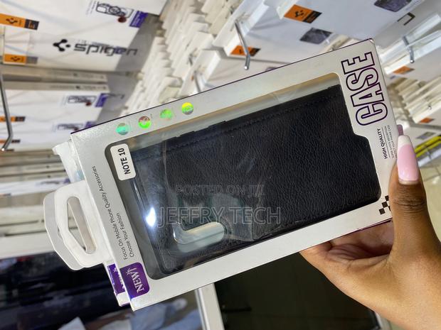 Okcvber Samsung Galaxy Note 10 Genuine Leather Back Case - thumbnail 2