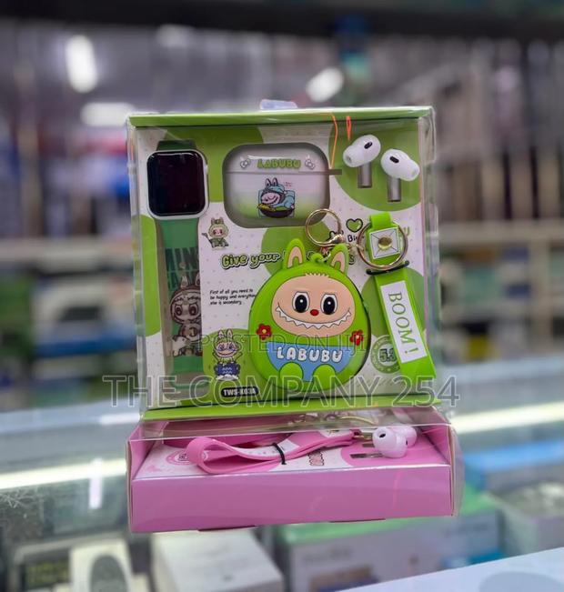 Smartwatch+Earbuds+Earbuds Case Set Casual Digital Watch Available - thumbnail 3