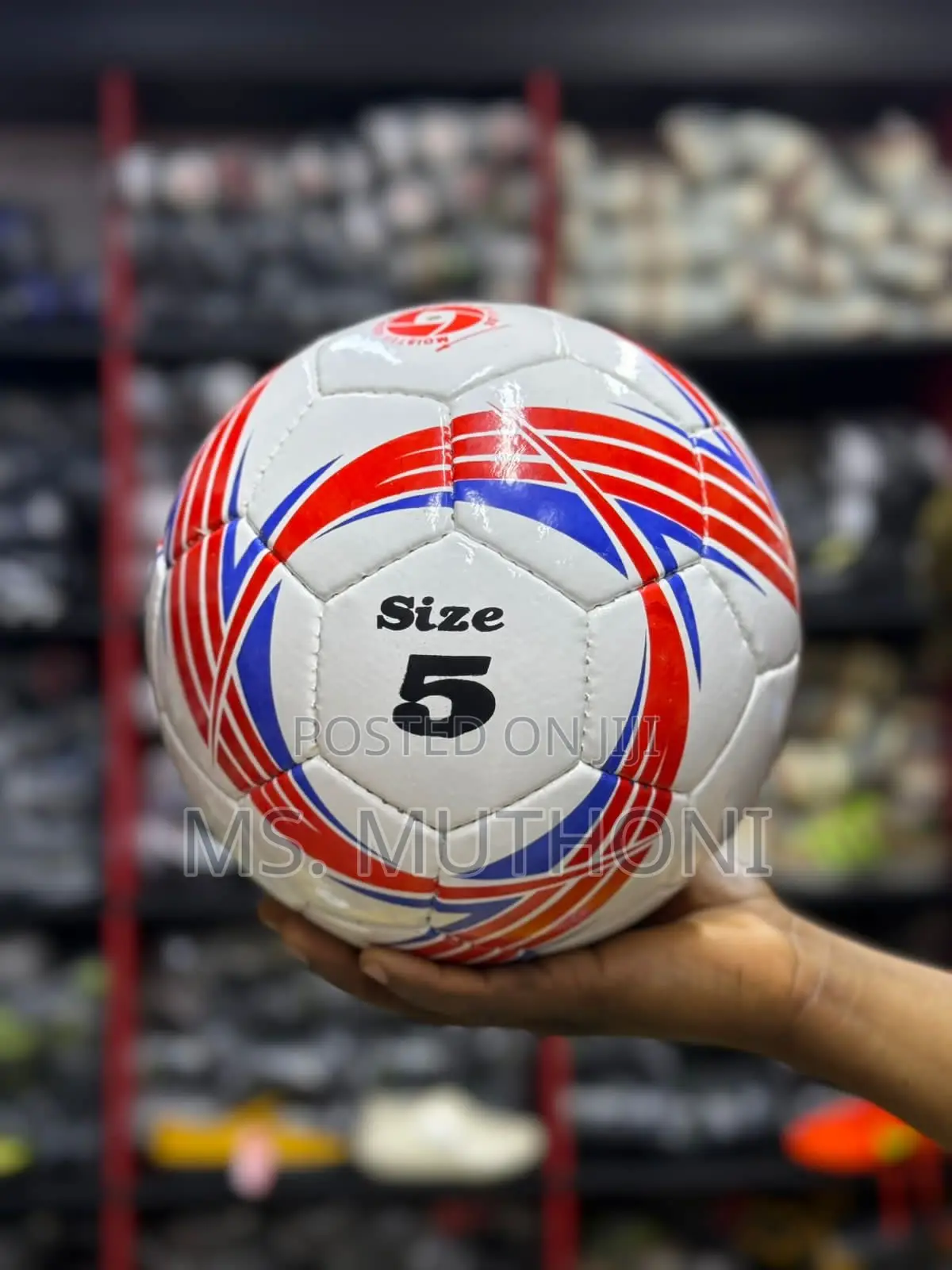 Pro Star Soccer Ball Size 5 Synthetic Leather