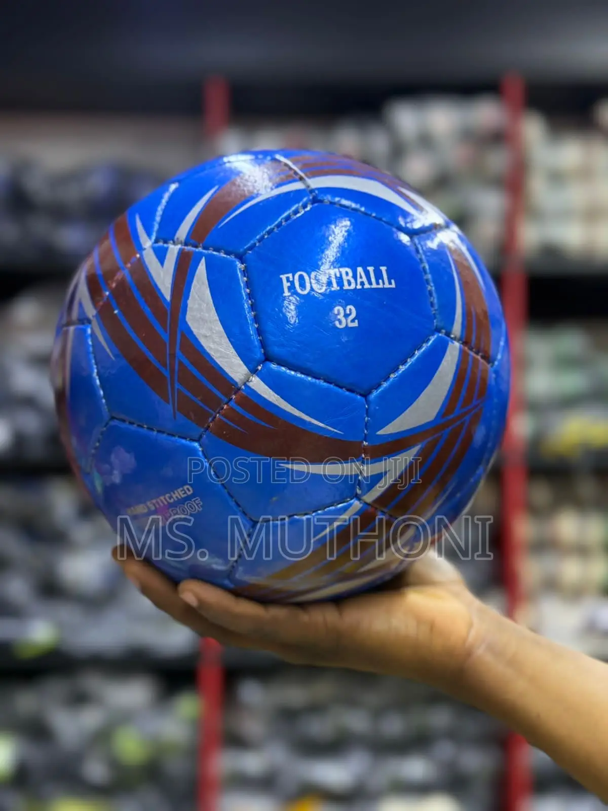 Pro Star Soccer Ball Size 5 Synthetic Leather