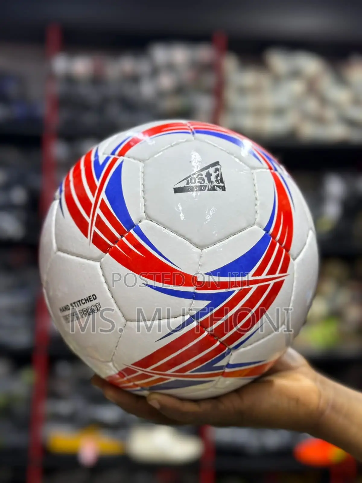Pro Star Soccer Ball Size 5 Synthetic Leather