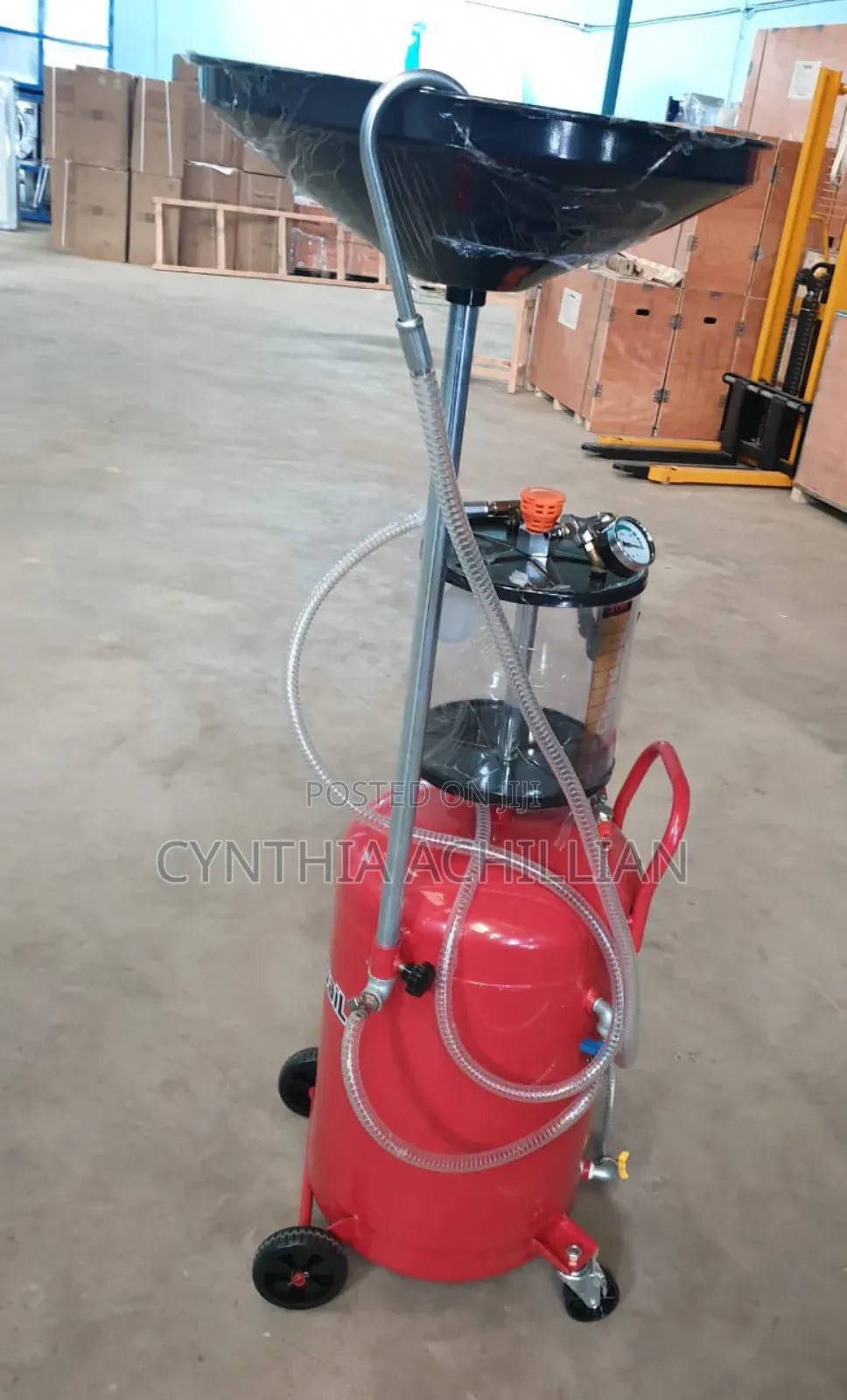 Heavy Duty Waste Drainer With Vacuum Extractor