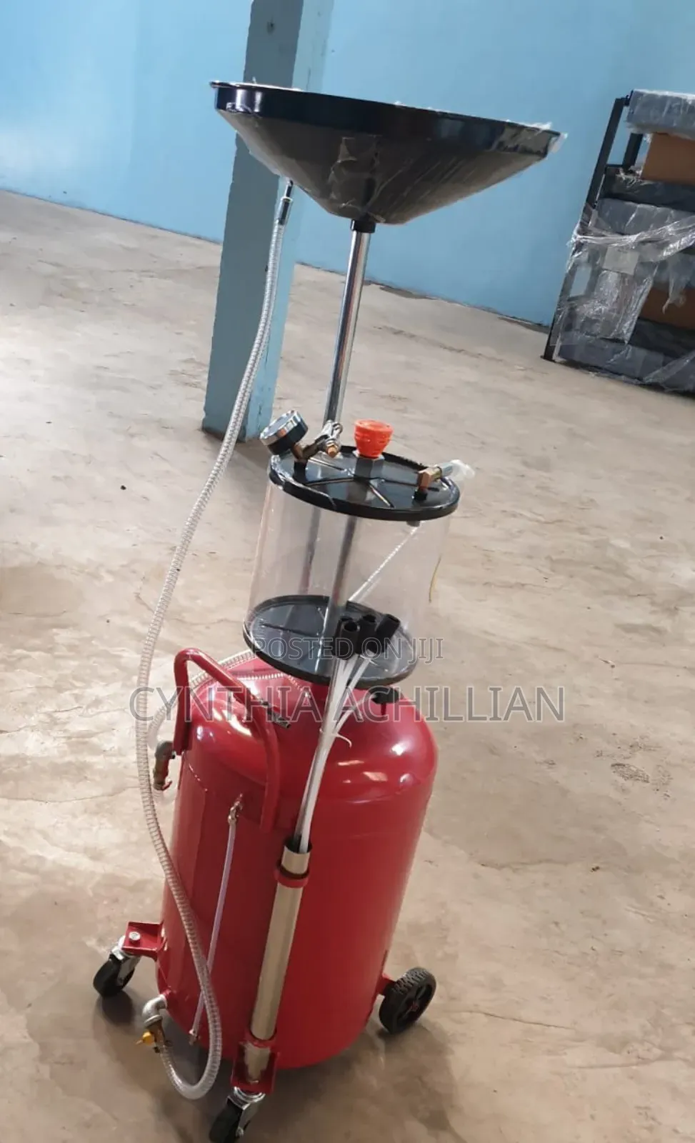 Heavy Duty Waste Drainer With Vacuum Extractor