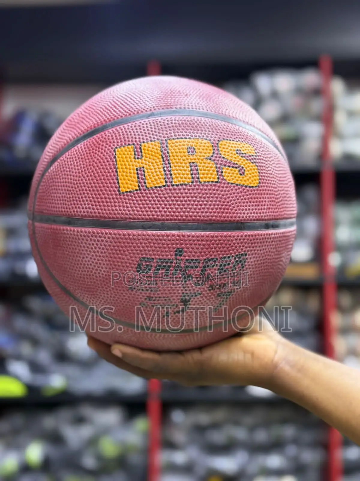HRS Gripper Synthetic Rubber Basketball 