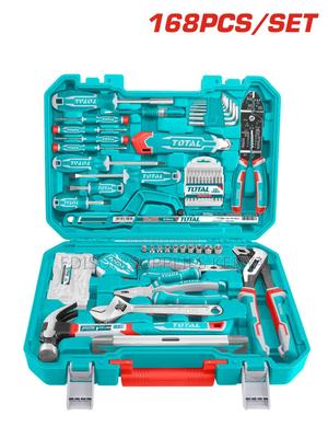 Total 168pcs Tool Set 168 Pieces Hand Tools Set - thumbnail 2