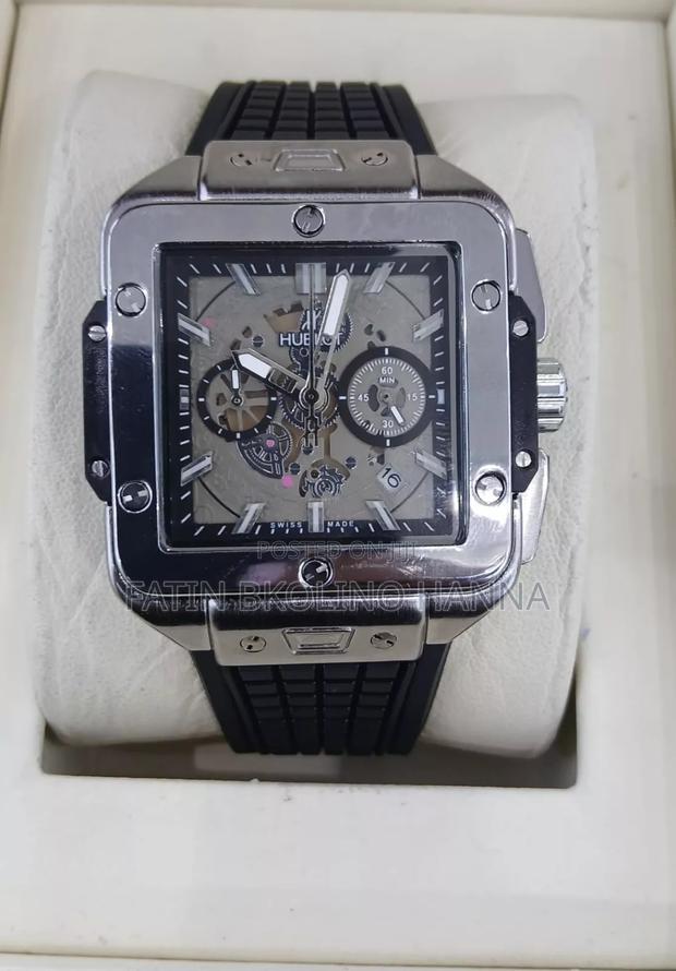 Black Strap Hublot Watch - main view