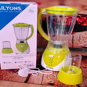 Energy Efficient Ailyons 1.8l 2-in-1 Strong Motor Blender and Grinder