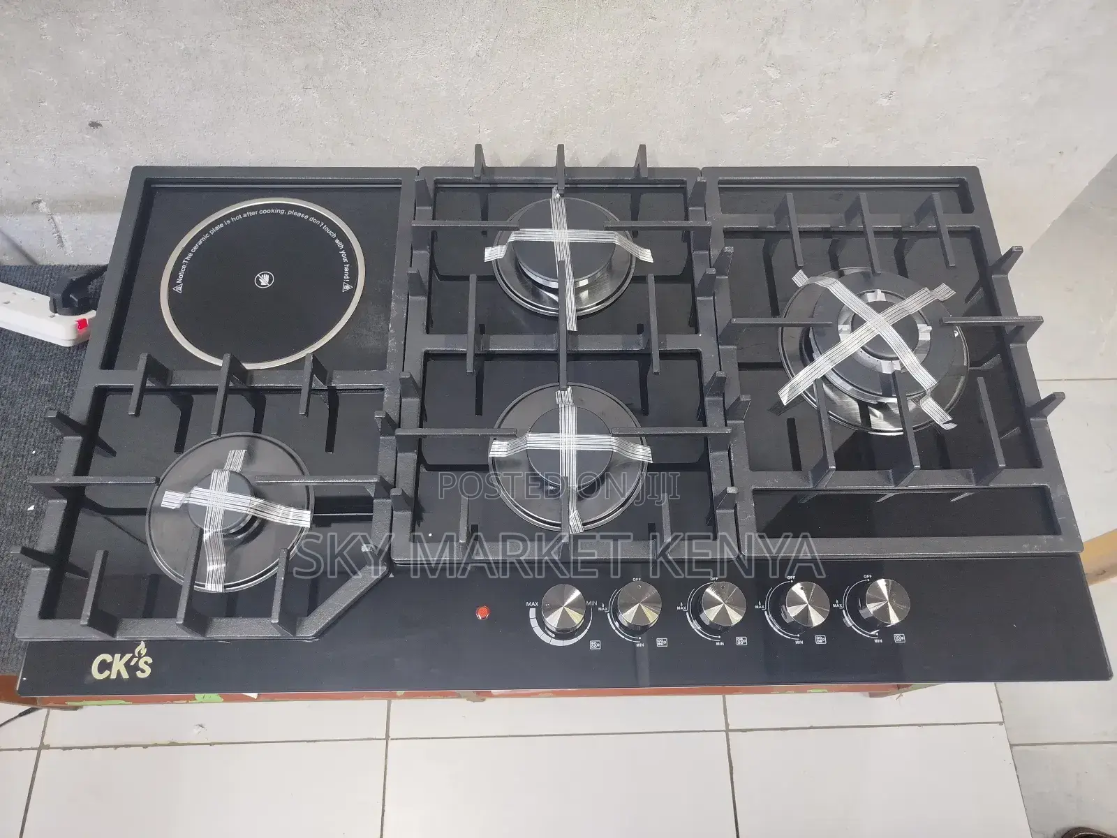 Brand New Ck's Inbuilt Hob 4 Gas 1 Ceramic