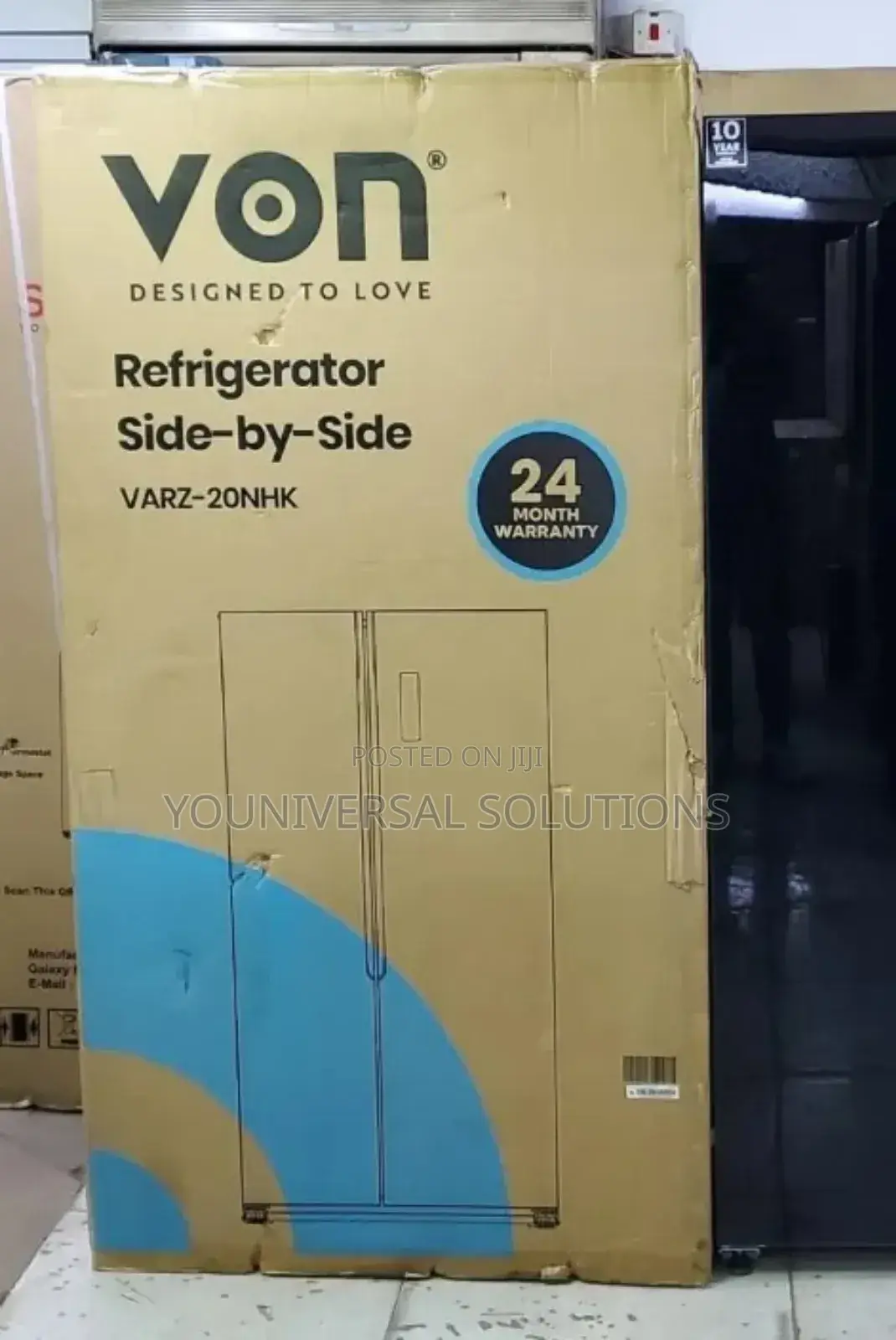 Side by Side Refrigerator Von 429l