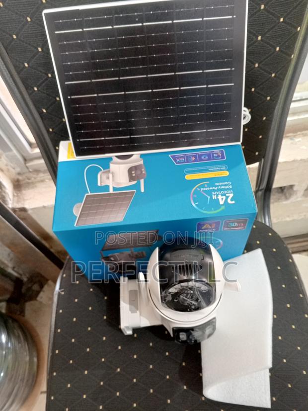 Dual Lens View Icsee PTZ Solar Security Camera - main view