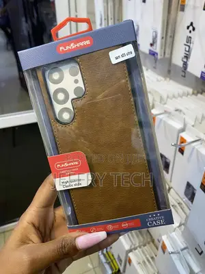 Wonver Genuine Leather Finish Samsung S23 Ultra Back Cover