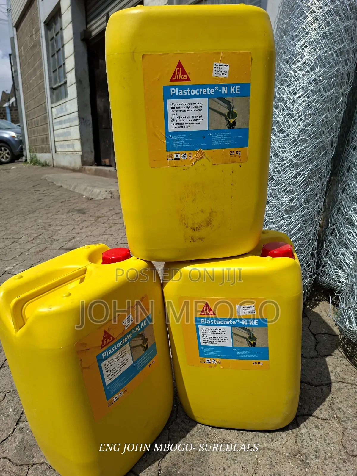 Sika Plastocrete N-Waterproofing Concrete Admixture.